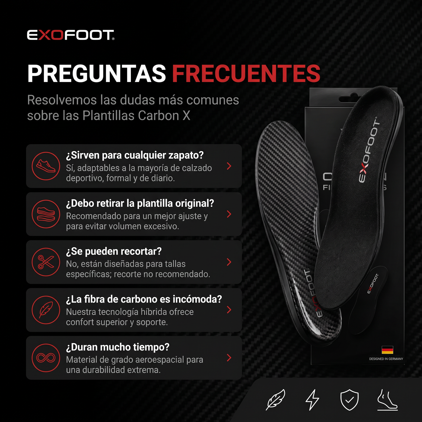 Plantillas Carbon X™