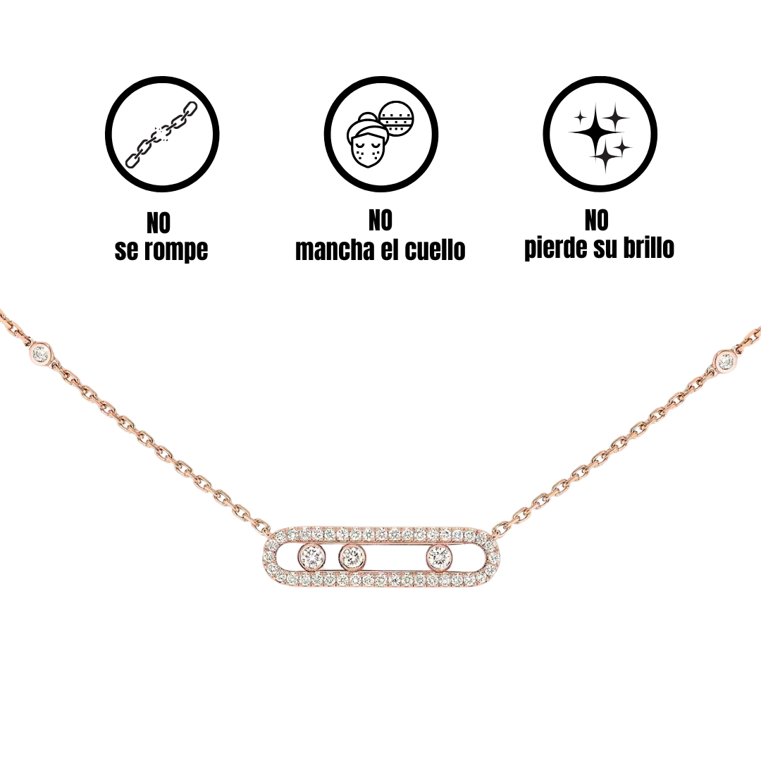 Cadena Messika plata 925