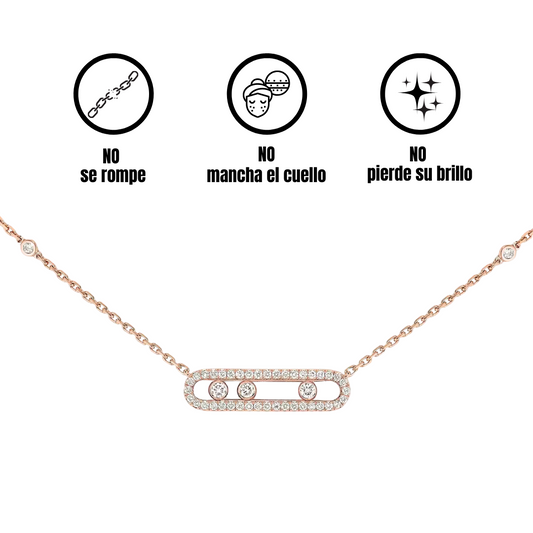 Cadena Messika plata 925